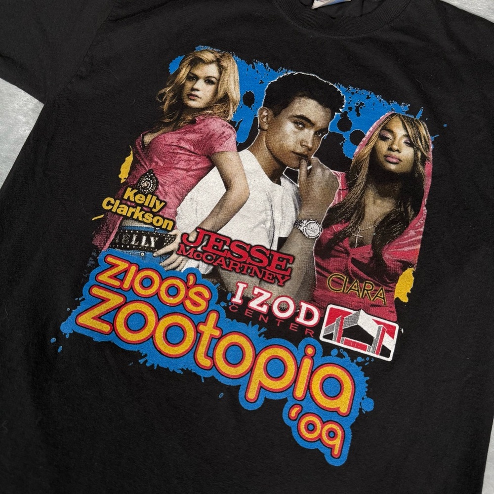 Z100 Zootopia Concert T Shirt Mens M Jesse McCartney Soulja Boy Hip Hop Y2K - Picture 1 of 9